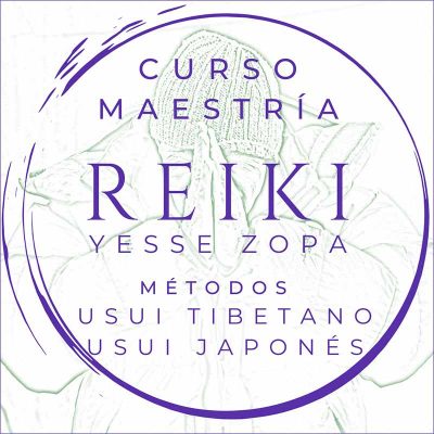 Logo taller de reiki nivel maestría